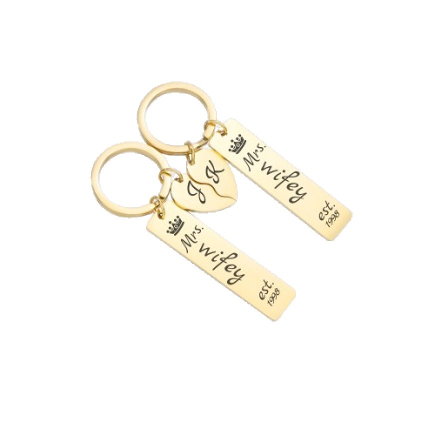 Affordable and Thoughtful Couple Keychain Gift Idea