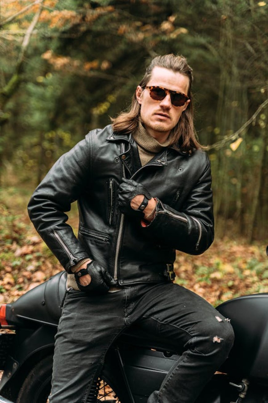 Rugged and Refined: Men's Leather Biker Jacket