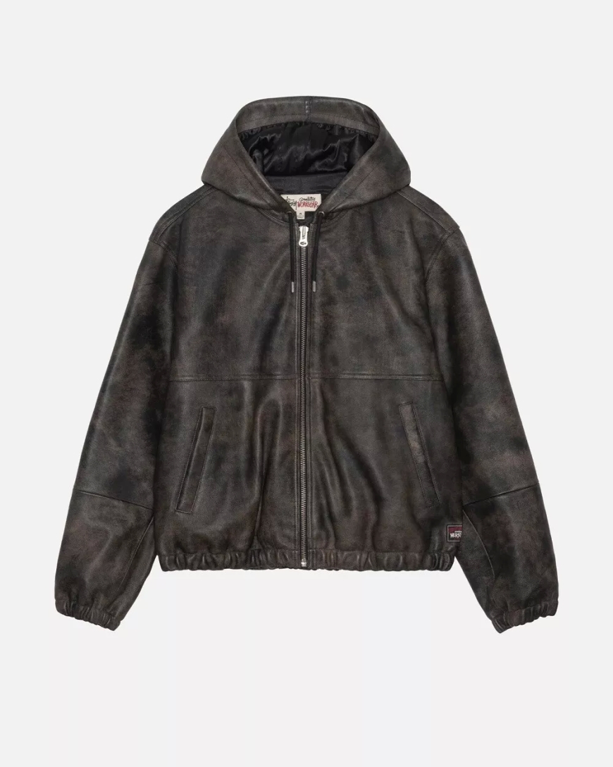 Stüssy Leather Jacket: The Perfect Fusion of Streetwear and Sophistication