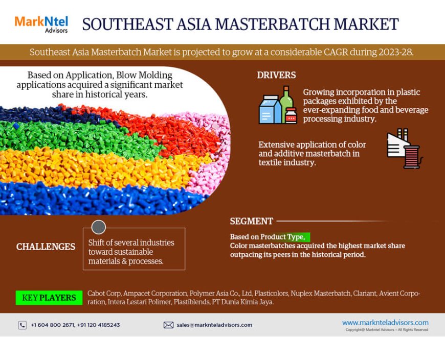 Analyzing the Southeast Asia Masterbatch Market: Growth, Trends, Opportunities, and a CAGR of (2023-28)