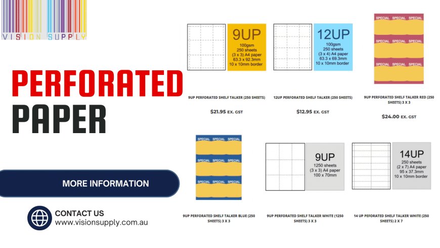 Learn about the benefits of perforated paper in commercial businesses.