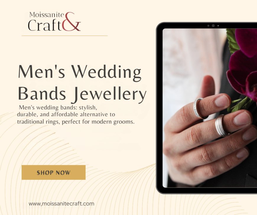 Timeless Elegance: Discover Men's Moissanite Wedding Bands