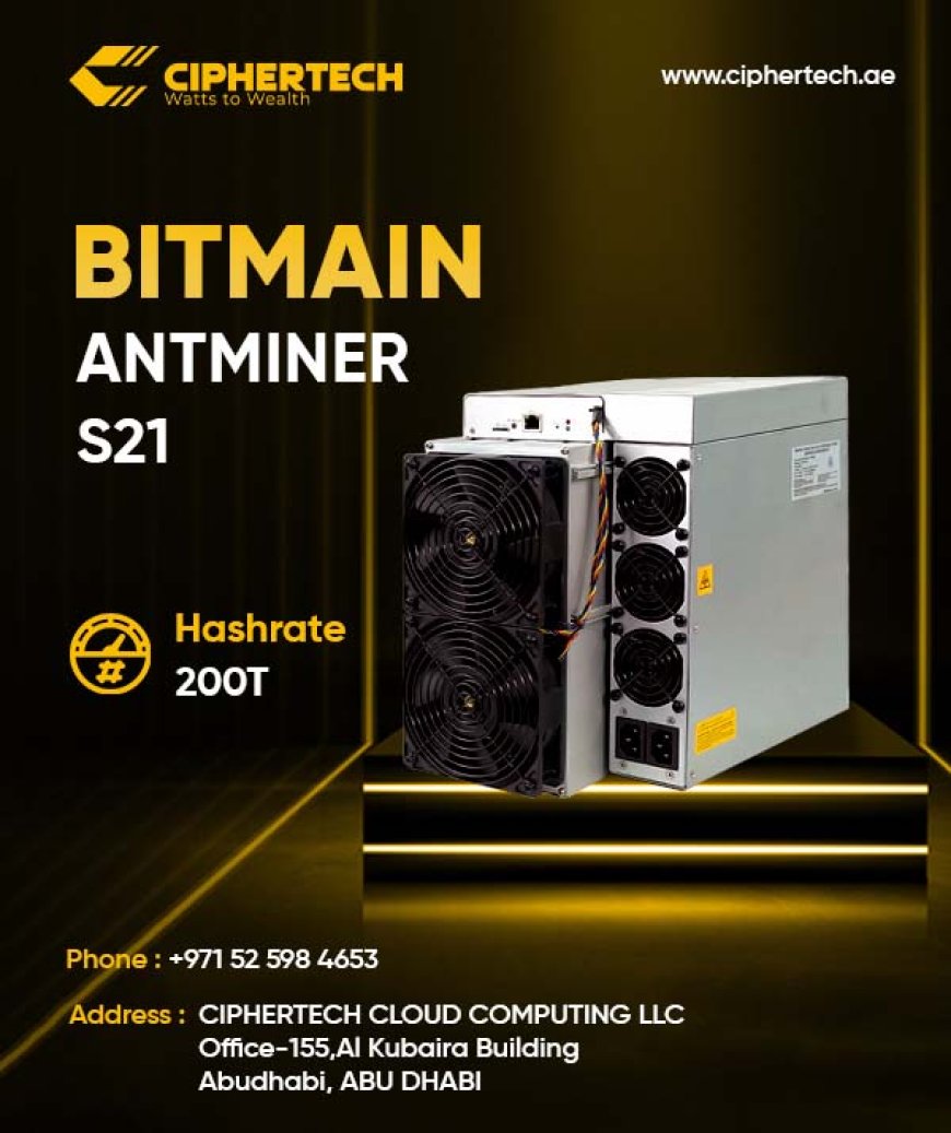 Buy L7 Series and S21 Pro Miners in UAE: Your Gateway to Advanced Crypto Mining