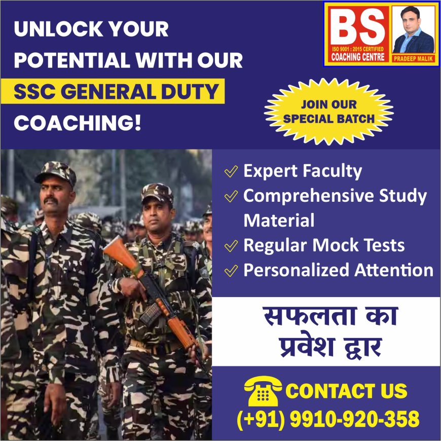 BS Coaching Centre: Your Trusted SSC Coaching Near Me