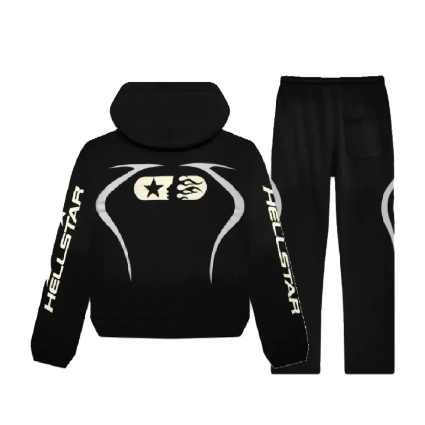 Black Hellstar Studios Records Yoga Tracksuit