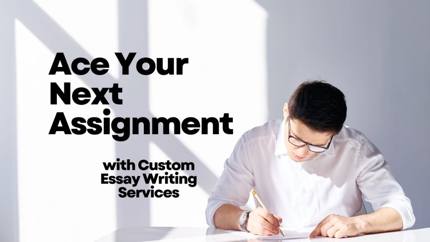 Ace Your Next Assignment with Custom Essay Writing Services