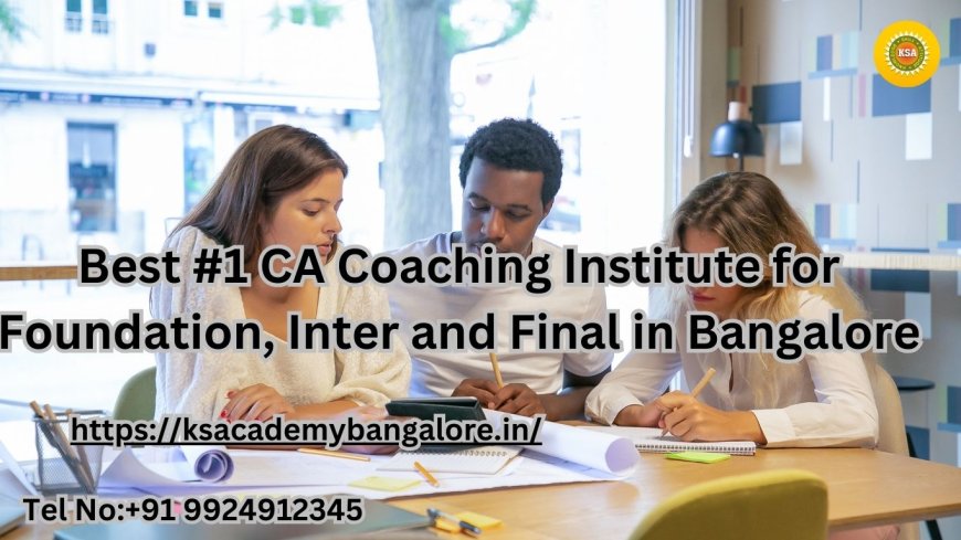 Top 5 CA Coaching Institutes in Cooke Town, Bangalore