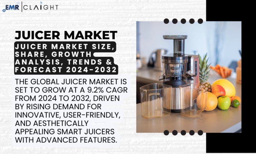 Juicer Market Size, Trends, Growth, Report and Forecast 2024-2032