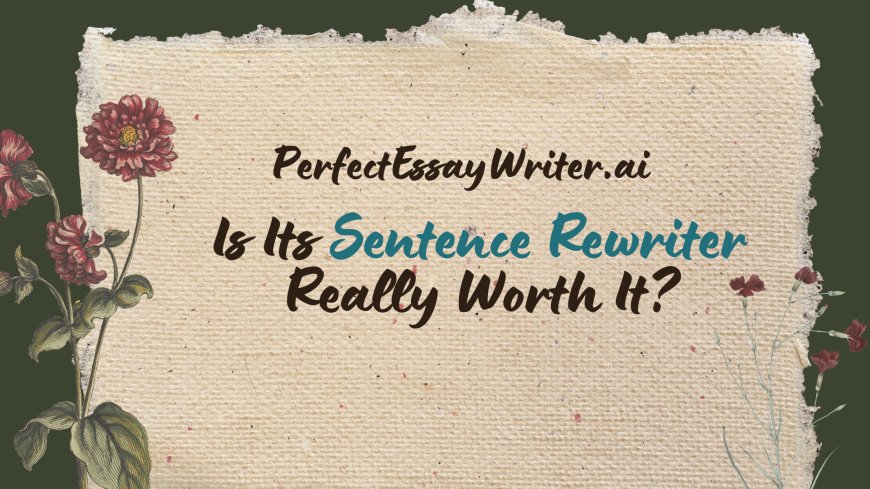 PerfectEssayWriter.ai Sentence Rewriter: Is It Worth It?