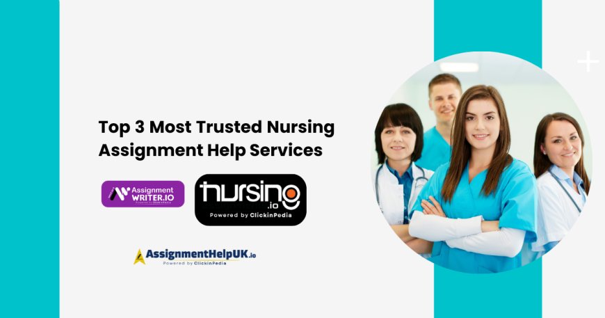 Top 3 Most Trusted Nursing Assignment Help Services