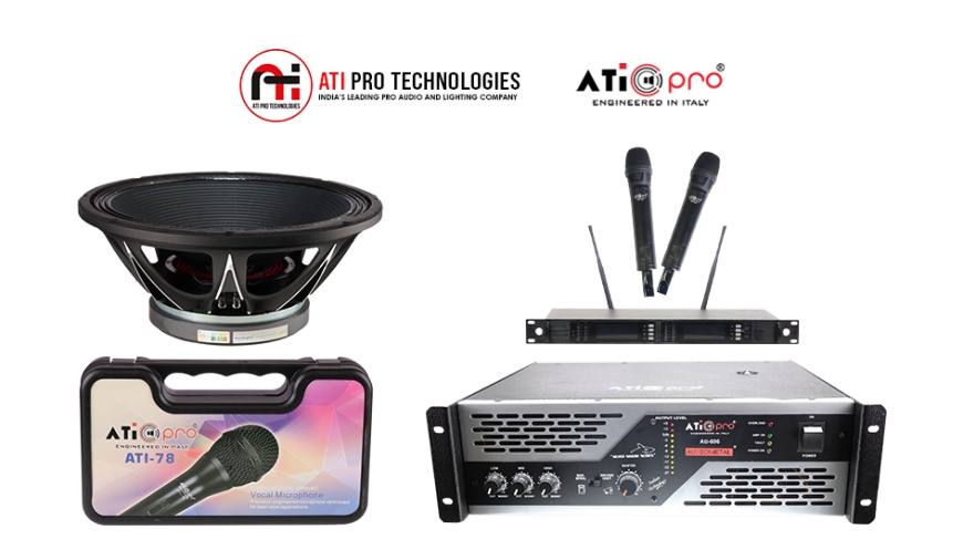 ATI Pro Technologies: Elevating Sound Solutions with Premium DJ Speakers, PA Amplifiers, Wired &amp; Wireless Microphones