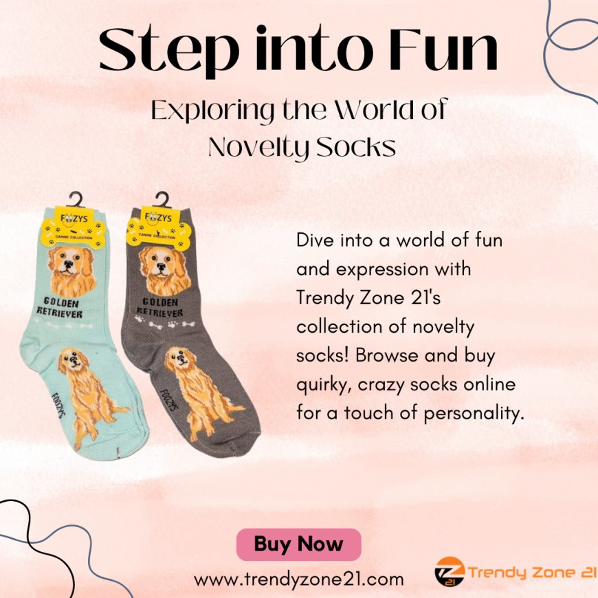 Shop Quirky, Fun, and Dog Breed Socks Online: Cool & Novelty Socks for Men at Trendy Zone 21