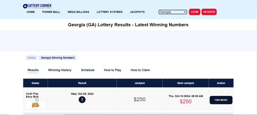 Georgia Lottery Results: Everything You Need to Know