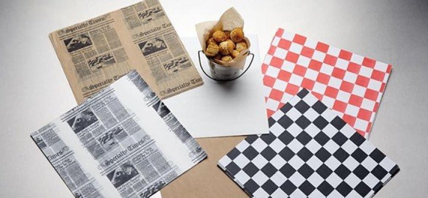 Durable and Branded Custom Fry Paper for Restaurants