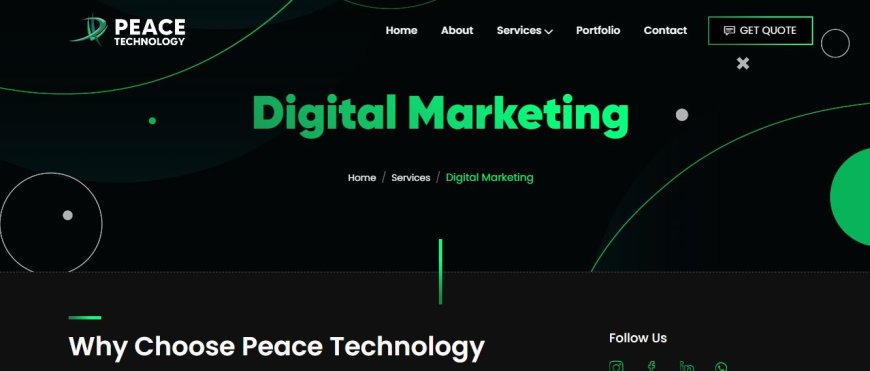 Transform Your Business with Peace Technology’s Digital Marketing Solutions