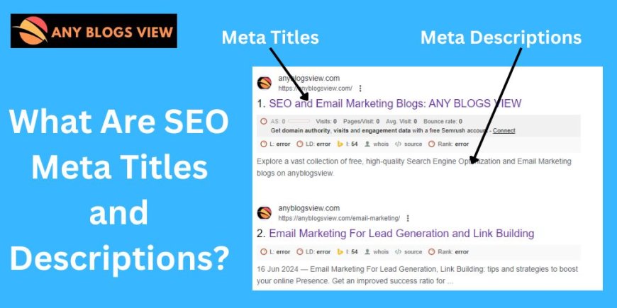 What Are SEO Meta Titles and Descriptions?