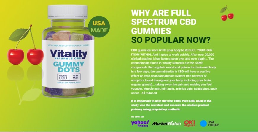 "Chew on This: How Vitality Naturals CBD Gummy Dots Enhance Your Life"