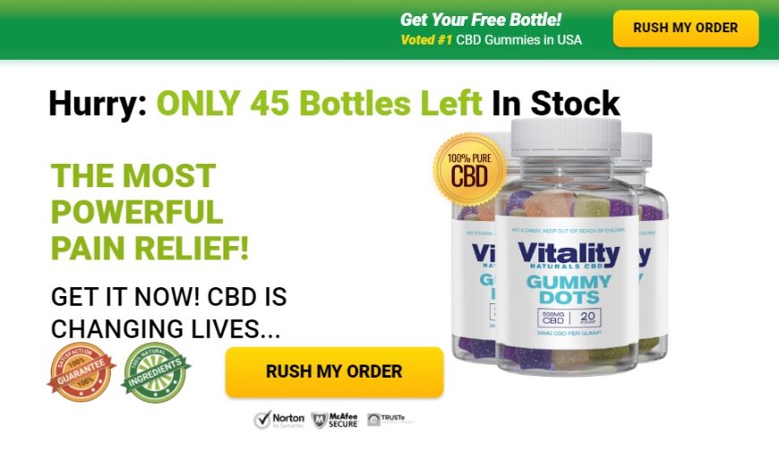 Vitality Naturals CBD Gummy Dots  "Shocking" Better Price!