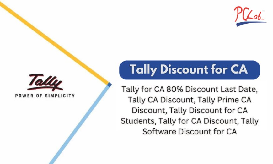 CA Discount for Tally: Unlocking Savings with Tally Prime