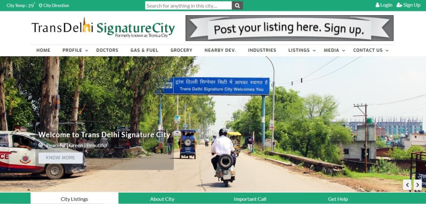 Overview of TransDelhisignaturecity.com