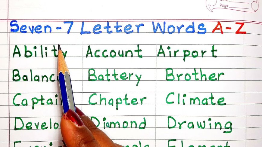 Expanding Your Vocabulary with 7-Letter Words Starting with "R"