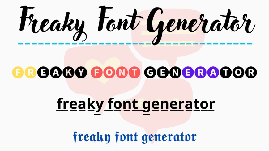 How to Write Stylish Text Online Using Freakytext.Co
