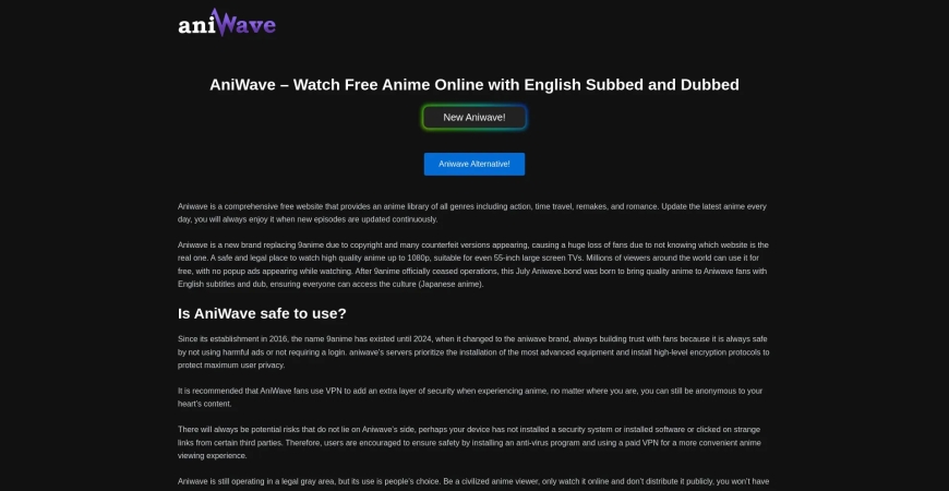 Is Aniwave Legit? Risks, Legal Concerns, and Alternatives