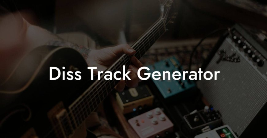 Get Your Creative Juices Flowing and Annihilate Your Rival with Our Diss Track Generator