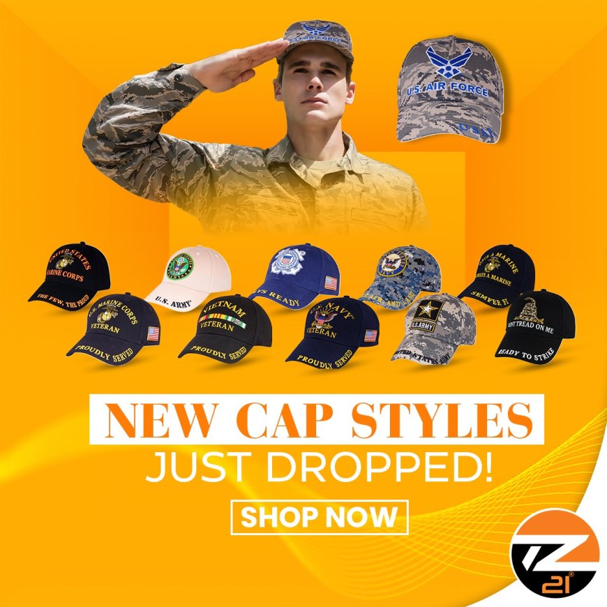 Shop MLB, NBA, and Military Style Caps Online: Trendy Baseball Caps for Men & Women - Trendy Zone 21