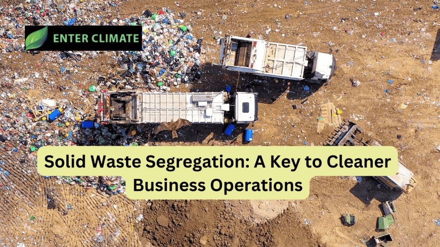 Solid Waste Segregation: A Key to Cleaner Business Operations