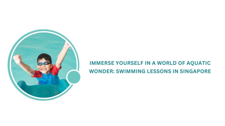 Immerse yourself in a world of aquatic wonder: swimming lessons in Singapore