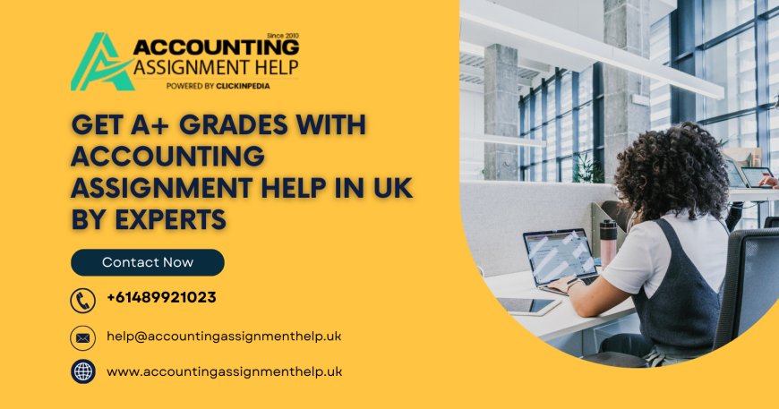 Get A+ Grades with Accounting Assignment Help in UK by Experts