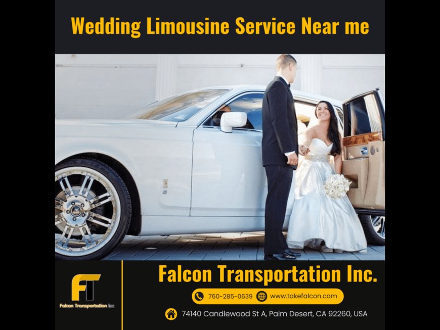 Wedding Limousine Service Near Me by Falcon Transportation Inc.