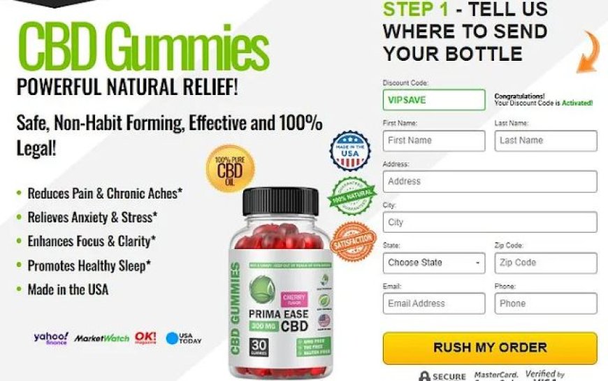 Prima Ease CBD Gummies [I've Tested] TRUTH EXPOSED!