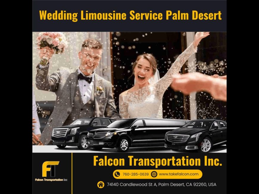 Wedding Limousine Service Palm Desert by Falcon Transportation Inc