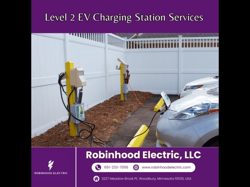 Level 2 EV Charging Station Services by Robinhood Electric, LLC