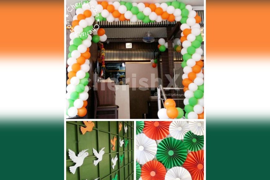 Republic Day Decoration in Office