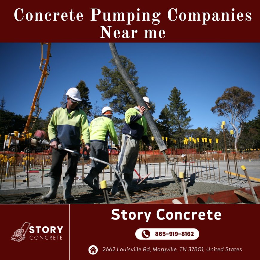 Concrete Pumping Companies Near Me in Maryville by Story Concrete