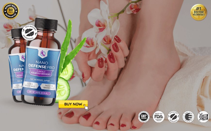 NanoDefense Pro: Advanced Foot Care Formula Using Nanotechnology to Restore Skin and Nail Health Naturally.