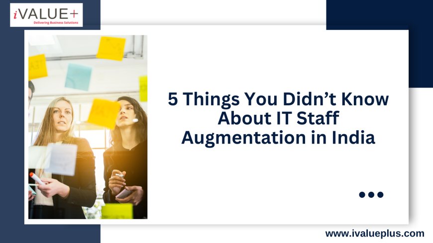 5 Things You Didn’t Know About IT Staff Augmentation in India