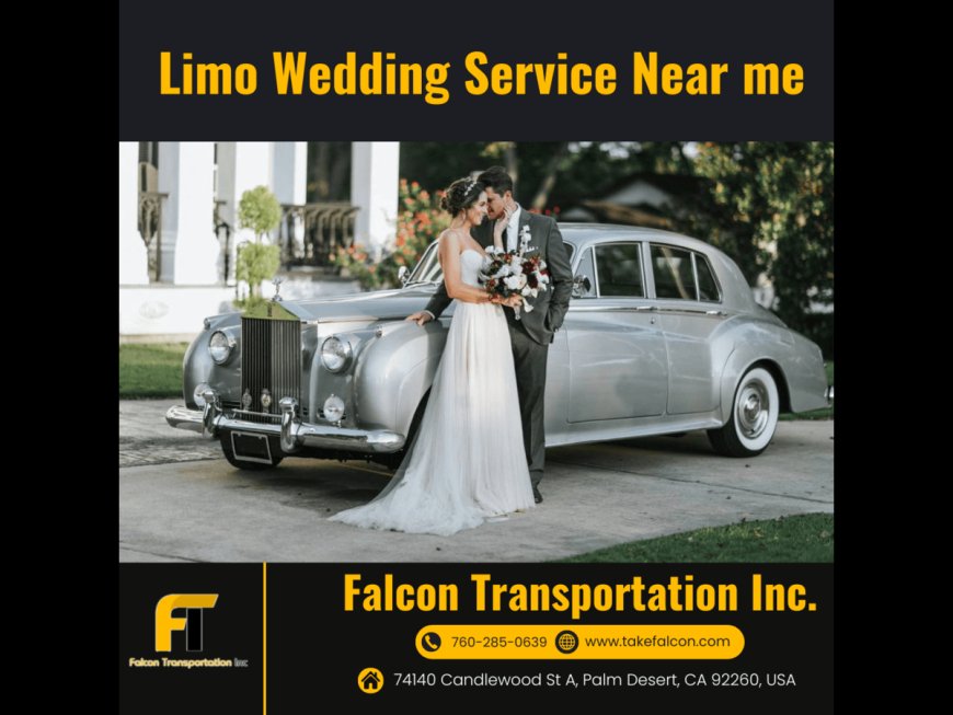 Limo Wedding Service Near Me with Falcon Transportation Inc