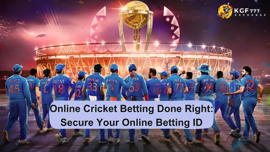 Online Cricket Betting Done Right: Secure Your Online Betting ID