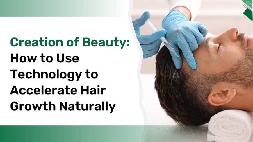 Creation of Beauty: How to Use Technology to Accelerate Hair Growth Naturally