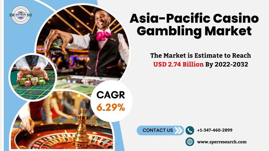 Asia-Pacific Casino Gambling Market Forecast 2024, Demand, Key Players, Challenges, and Future Opportunities until 2033: SPER Market Research