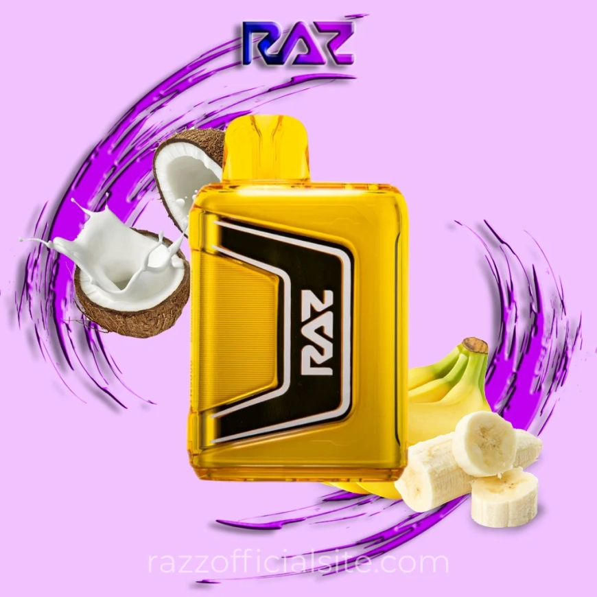 Banana Coconut Raz Vape – TN9000: A Tropical Taste Adventure