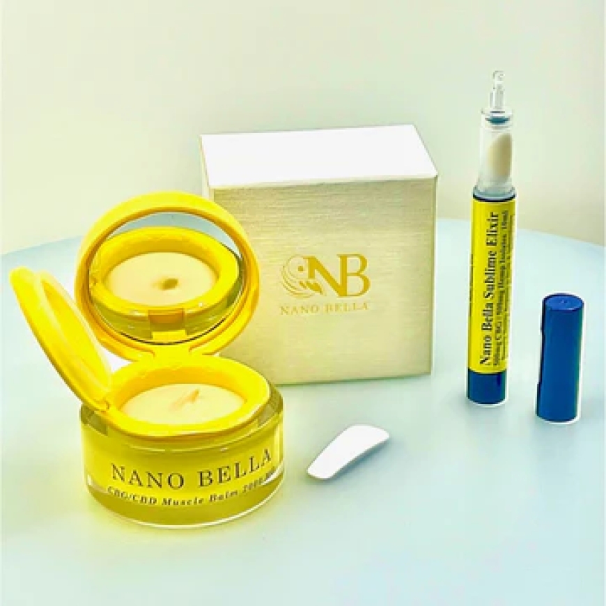 Discover Radiance with Nano Bella Skincare Suite: CBG Face Serum 250mg Daytime for a Rejuvenated Glow