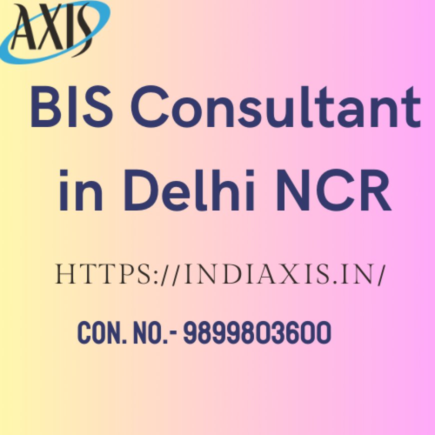 BIS Consultant in Delhi NCR