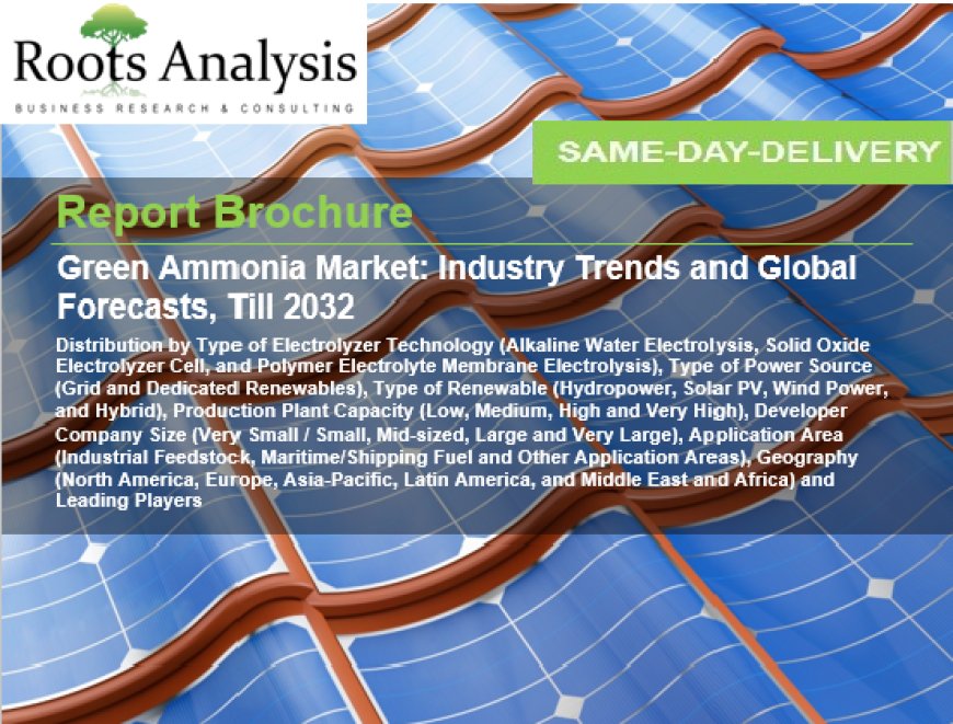 Green Ammonia Market Extensive Industry Analysis, Growth Rate, Segmentation, Investment Opportunities and Top Manufacturers 2035