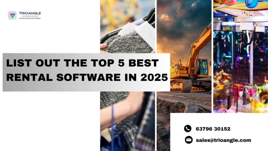 List out the Top 5 Best Rental Software in 2025