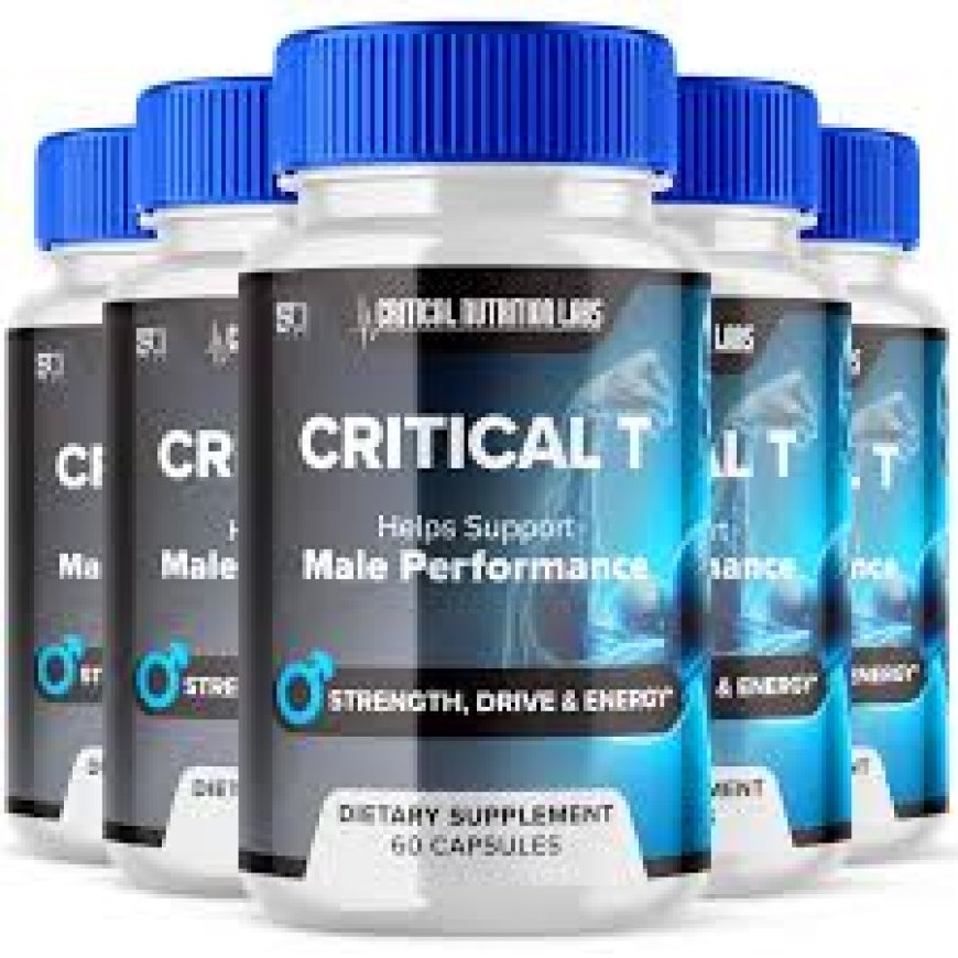 Critical T: The Ultimate Supplement for Men’s Vitality and Strength.